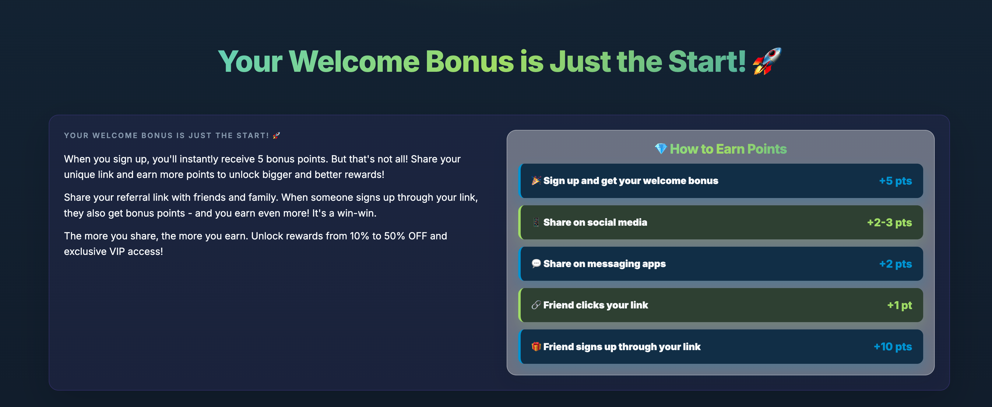 How Virally referral system works