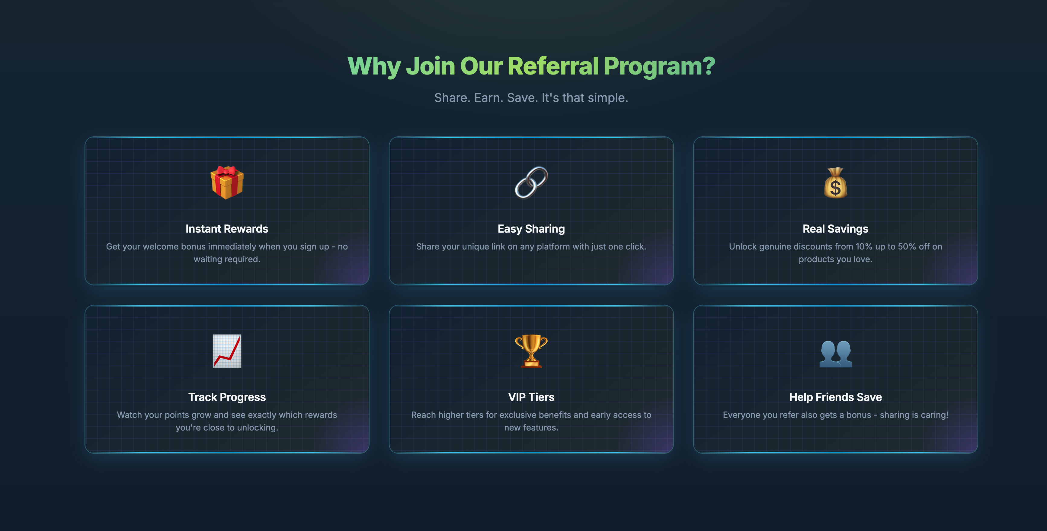 Why join our referral program